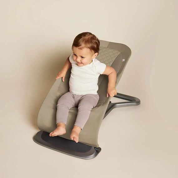 Balansoar pentru copii 3 in 1 Ergobaby Evolve Soft Olive, Culoare: Crem - poza 4 - ExclusivMAG.ro