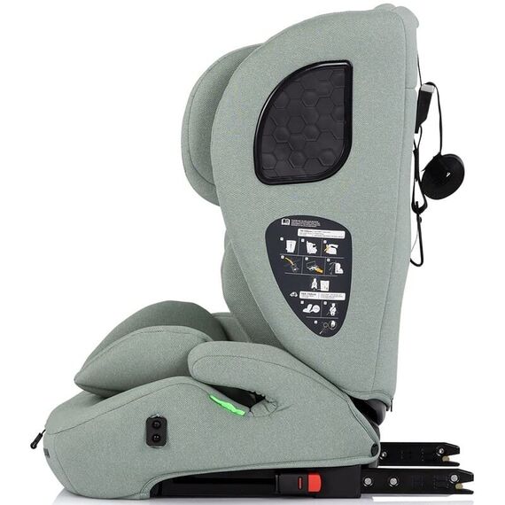 Scaun auto Chipolino Tycoon Iso I-Size 76-150 cm cu sistem Isofix basil, Culoare: Verde, Grupa: 9-36kg (9 luni - 12 ani) - poza 4 - ExclusivMAG.ro