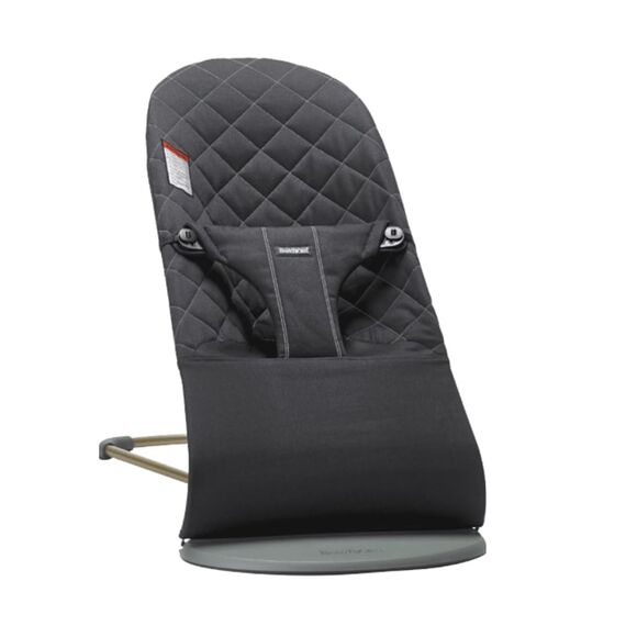 BabyBjorn - Balansoar Bliss Black din tesatura matlasata cu aspect Clasic, Culoare: Negru  - ExclusivMAG.ro