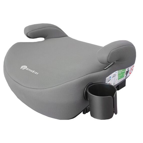 Inaltator auto cu isofix, I-SIZE, 125-150 cm , Appekids Junior - Grey, Culoare: Gri, Grupa: 22-36kg (6 ani - 12 ani)  - ExclusivMAG.ro