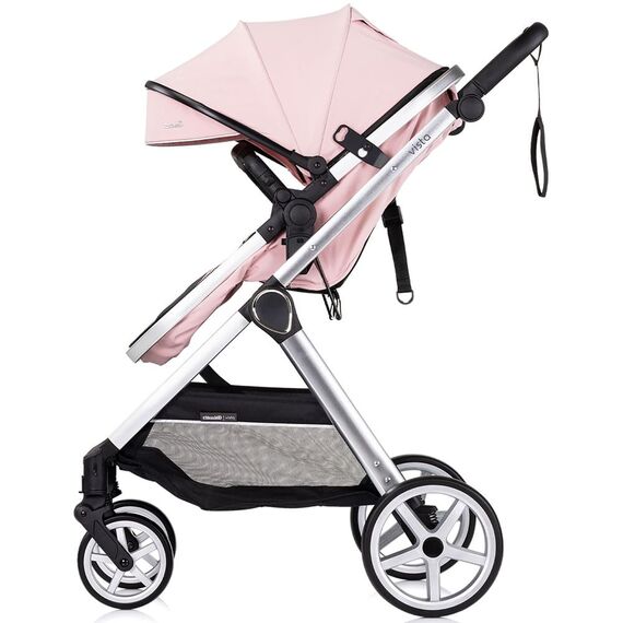 Carucior Chipolino Vista 3 in 1 pink marshmallow, Culoare: Roz, Model: 3 in 1 - poza 5 - ExclusivMAG.ro