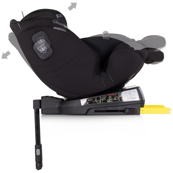 Scaun auto Chipolino Premium I-Size 40-150 cm cu sistem Isofix blackberry, Culoare: Negru, Grupa: 0-36kg (0 luni - 12 ani) - poza 7 - ExclusivMAG.ro