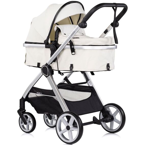 Carucior Chipolino Vista 3 in 1 biscotta, Culoare: Bej, Model: 3 in 1 - poza 2 - ExclusivMAG.ro