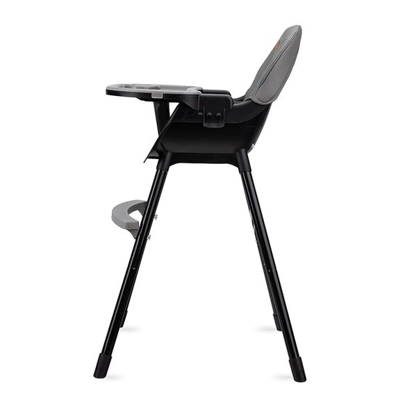 Scaun de masa copii Momi Reki, Piele ecologica, Black, Culoare: Negru - poza 3 - ExclusivMAG.ro