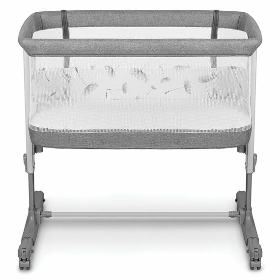 Patut co-sleeper, Lionelo, Aurora, 3 in 1, Cu leganare si setare unghiulara, Pana la 9 kg, 0 luni+, Gri, Culoare: Gri, Dimensiuni: 80x50 - poza 5 - ExclusivMAG.ro