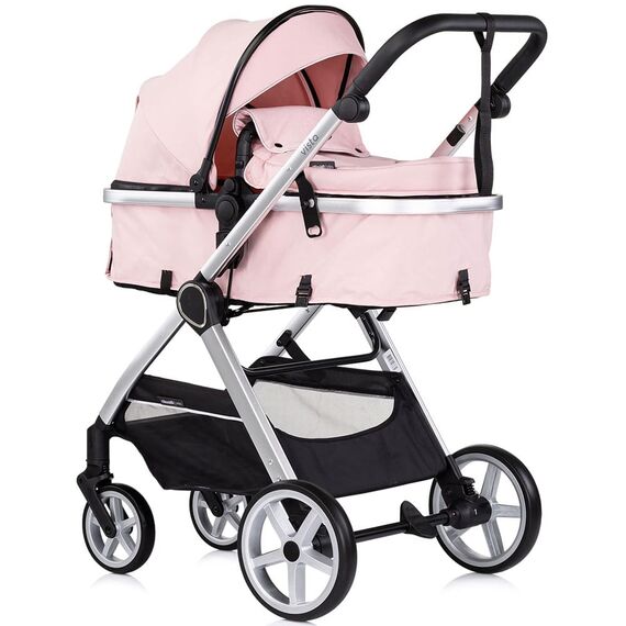 Carucior Chipolino Vista 3 in 1 pink marshmallow, Culoare: Roz, Model: 3 in 1 - poza 2 - ExclusivMAG.ro