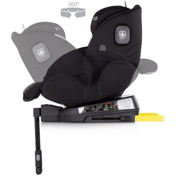 Scaun auto Chipolino Premium I-Size 40-150 cm cu sistem Isofix blackberry, Culoare: Negru, Grupa: 0-36kg (0 luni - 12 ani) - poza 6 - ExclusivMAG.ro