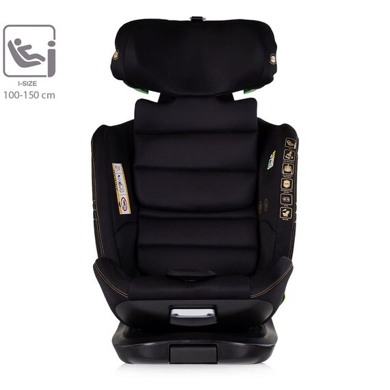 Scaun auto Chipolino Clima Air I-Size 40-150 cm cu sistem Isofix si sezut rotativ blackberry, Culoare: Negru, Grupa: 0-36kg (0 luni - 12 ani) - poza 9 - ExclusivMAG.ro
