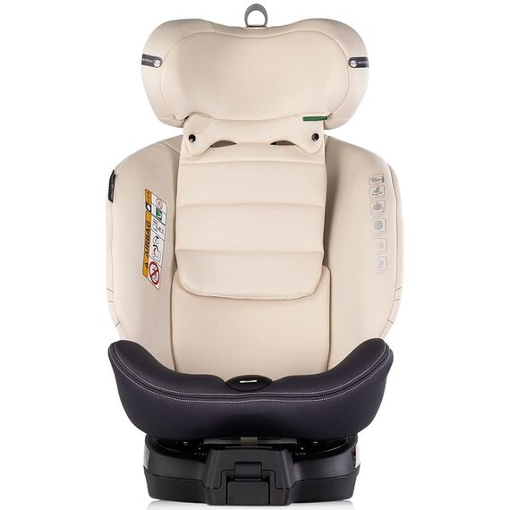 Scaun auto Chipolino Premium I-Size 40-150 cm cu sistem Isofix biscotta, Culoare: Crem, Grupa: 0-36kg (0 luni - 12 ani) - poza 8 - ExclusivMAG.ro
