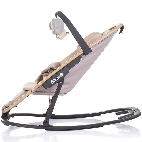 Scaunel balansoar Chipolino Senso biscotta wood, Culoare: Crem - poza 2 - ExclusivMAG.ro