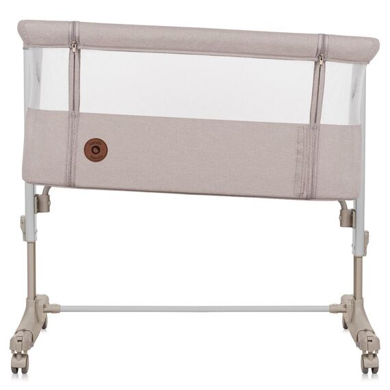 Patut co-sleeper, Lionelo, Aurora, 3 in 1, Cu leganare si setare unghiulara, Pana la 9 kg, 0 luni+, Bej, Culoare: Bej, Dimensiuni: 80x50 - poza 8 - ExclusivMAG.ro