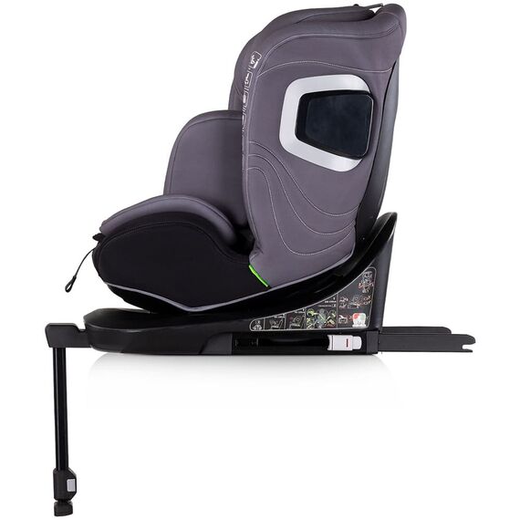 Scaun auto Chipolino Clima Air I-Size 40-150 cm cu sistem Isofix si sezut rotativ anthracite, Culoare: Gri, Grupa: 0-36kg (0 luni - 12 ani) - poza 4 - ExclusivMAG.ro