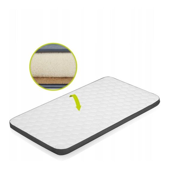 Patut co-sleeper, Lionelo, Aurora, 3 in 1, Cu leganare si setare unghiulara, Pana la 9 kg, 0 luni+, Gri, Culoare: Gri, Dimensiuni: 80x50 - poza 13 - ExclusivMAG.ro