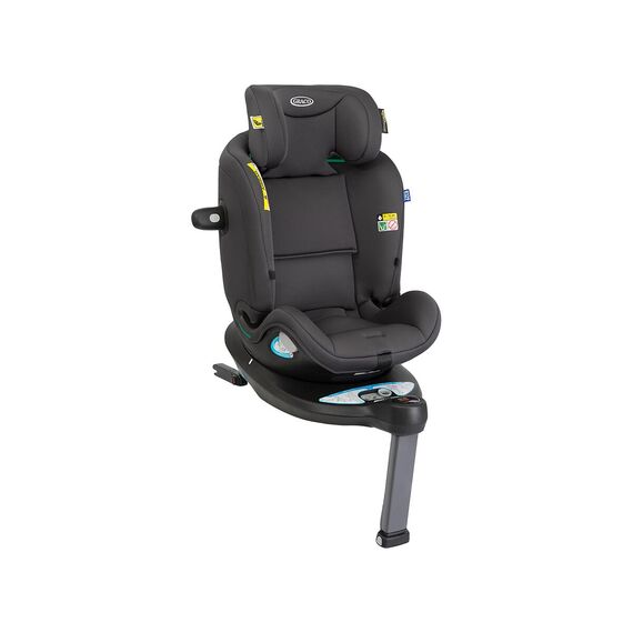 Graco - Scaun auto Turn2Me Grow Iron, 40-125 cm, certificat R129, Culoare: Gri/Negru, Grupa: 0-25kg (0 luni - 7 ani) - poza 6 - ExclusivMAG.ro