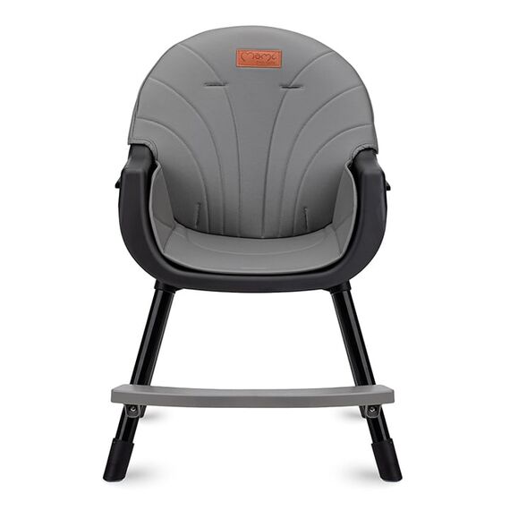 Scaun de masa copii Momi Reki, Piele ecologica, Black, Culoare: Negru - poza 5 - ExclusivMAG.ro