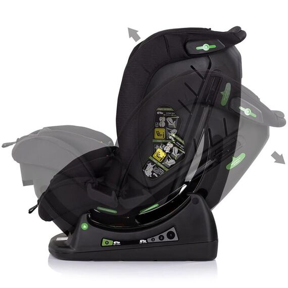 Scaun auto Chipolino Aviato I-Size 40-150 cm blackberry, Culoare: Negru, Grupa: 0-36kg (0 luni - 12 ani) - poza 5 - ExclusivMAG.ro