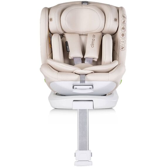 Scaun auto Chipolino Clima Air I-Size 40-150 cm cu sistem Isofix si sezut rotativ biscotta, Culoare: Bej, Grupa: 0-36kg (0 luni - 12 ani) - poza 3 - ExclusivMAG.ro