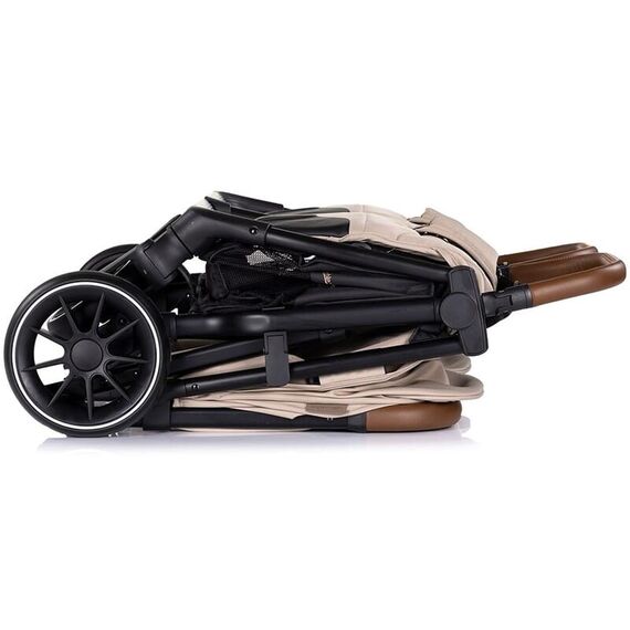 Carucior gemeni Chipolino Twinity tiramisu, Culoare: Crem, Model: gemeni - poza 8 - ExclusivMAG.ro