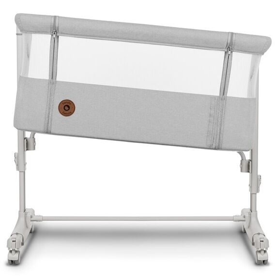 Patut co-sleeper, Lionelo, Aurora, 3 in 1, Cu leganare si setare unghiulara, Pana la 9 kg, 0 luni+, Bej/Gri deschis, Culoare: Gri deschis, Dimensiuni: 80x50 - poza 6 - ExclusivMAG.ro