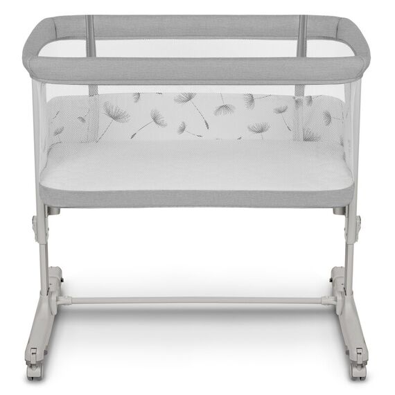 Patut co-sleeper, Lionelo, Aurora, 3 in 1, Cu leganare si setare unghiulara, Pana la 9 kg, 0 luni+, Bej/Gri deschis, Culoare: Gri deschis, Dimensiuni: 80x50 - poza 3 - ExclusivMAG.ro