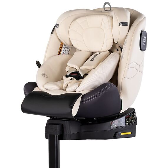 Scaun auto Chipolino Premium I-Size 40-150 cm cu sistem Isofix biscotta, Culoare: Crem, Grupa: 0-36kg (0 luni - 12 ani)  - ExclusivMAG.ro
