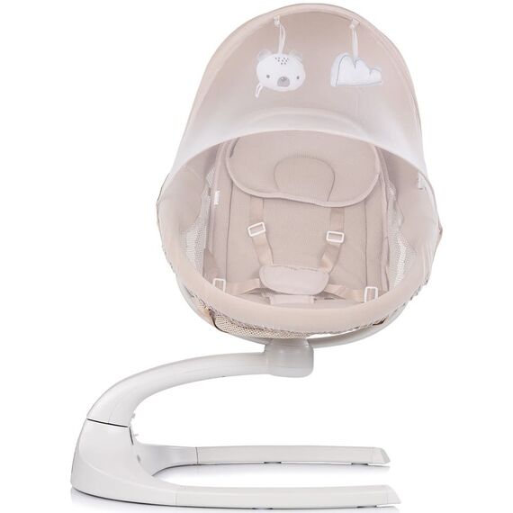 Leagan electric Chipolino E-sway biscotta, Culoare: Crem - poza 4 - ExclusivMAG.ro