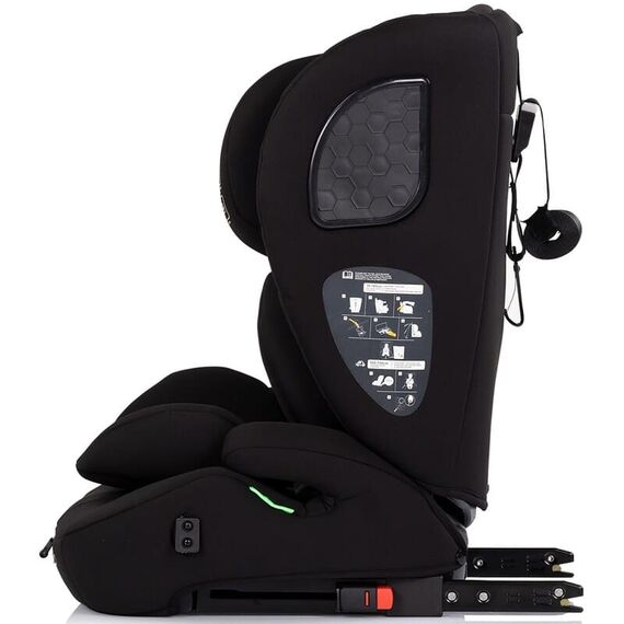 Scaun auto Chipolino Tycoon Iso I-Size 76-150 cm cu sistem Isofix blackberry, Culoare: Negru, Grupa: 9-36kg (9 luni - 12 ani) - poza 4 - ExclusivMAG.ro