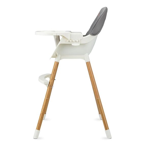 Scaun de masa copii Momi Reki, Piele ecologica, Dark Grey, Culoare: Gri - poza 5 - ExclusivMAG.ro