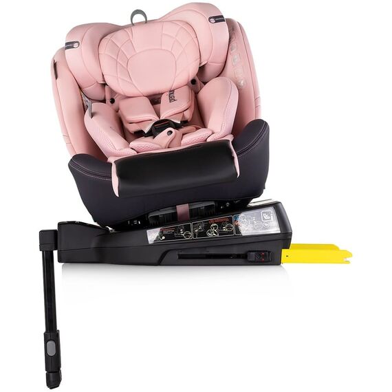 Scaun auto Chipolino Premium I-Size 40-150 cm cu sistem Isofix pink marshmallow, Culoare: Roz, Grupa: 0-36kg (0 luni - 12 ani) - poza 6 - ExclusivMAG.ro