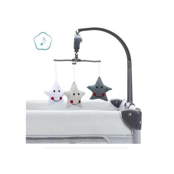 Patut pliabil Capri light grey Fillikid, Culoare: Gri, Dimensiuni: 120x60 - poza 6 - ExclusivMAG.ro