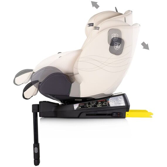 Scaun auto Chipolino Premium I-Size 40-150 cm cu sistem Isofix biscotta, Culoare: Crem, Grupa: 0-36kg (0 luni - 12 ani) - poza 4 - ExclusivMAG.ro