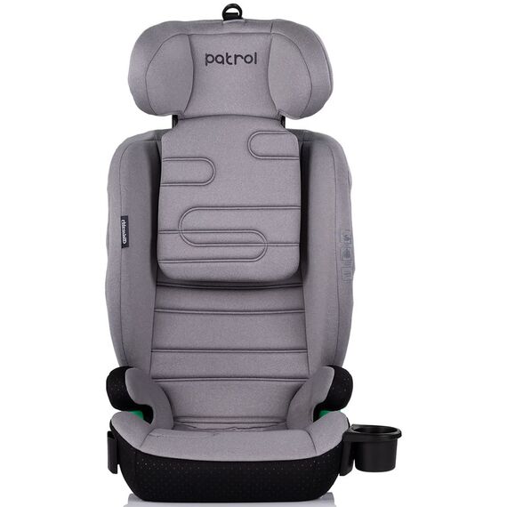 Scaun auto Chipolino Patrol I-Size 100-150 cm cu sistem Isofix platinum, Culoare: Gri, Grupa: 15-36kg (4 ani - 12 ani) - poza 3 - ExclusivMAG.ro