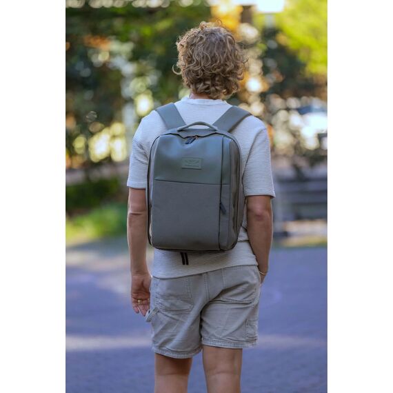 Rucsac pentru părinți MiniMeis Hero Olive Premium, Culoare: Verde - poza 5 - ExclusivMAG.ro