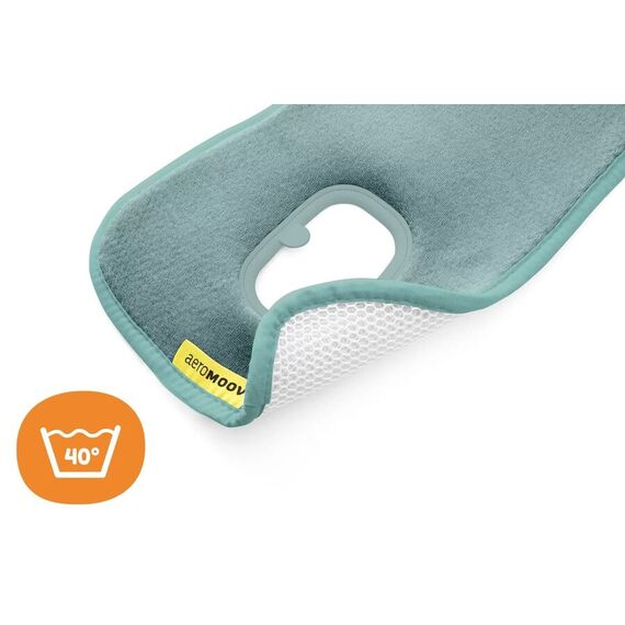 Protectie Antitranspiratie Scaun Auto GR 1 BBC Organic, Mint, Aeromoov, Culoare: Blue - poza 4 - ExclusivMAG.ro