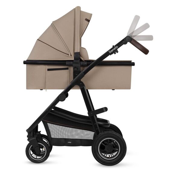 Carucior 3 in 1 Lionelo Amber - Bej, Culoare: Bej, Model: 3 in 1 - poza 8 - ExclusivMAG.ro