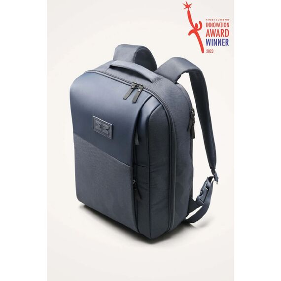 Rucsac pentru părinți MiniMeis Hero Dusk Blue Core, Culoare: Albastru  - ExclusivMAG.ro