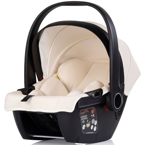 Carucior Chipolino Prestige 3 in 1 cashmere, Culoare: Bej, Model: 3 in 1 - poza 13 - ExclusivMAG.ro