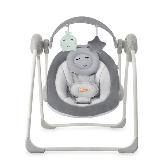 Leagan Electric pentru Bebeluşi MoMi Liss - Grey, Culoare: Gri - poza 2 - ExclusivMAG.ro