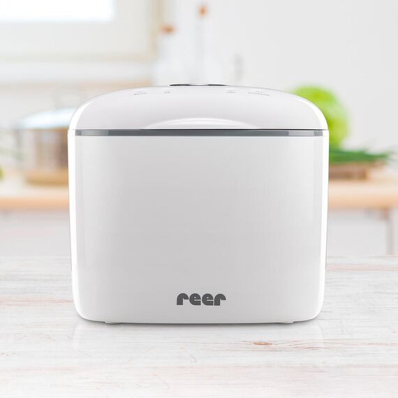 Sterilizator UV pentru biberoane, cu functie de uscare, pana la 12 biberoane, Reer 36120 - poza 2 - ExclusivMAG.ro