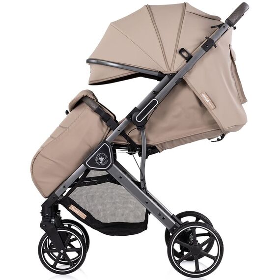Carucior sport Chipolino Omnia cu maner reversibil latte, Culoare: Crem, Model: sport - poza 6 - ExclusivMAG.ro