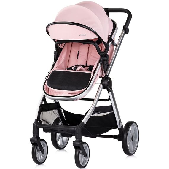 Carucior Chipolino Vista 2 in 1 pink marshmallow, Culoare: Roz, Model: 2 in 1 - poza 2 - ExclusivMAG.ro