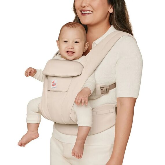 Marsupiu Ergobaby Omni Deluxe Cotton Natural Beige, Culoare: Bej - poza 4 - ExclusivMAG.ro