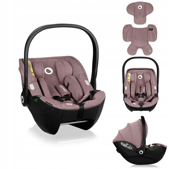 Scoica auto, Lionelo, Moxie, i-Size, 40-87 cm, Conform cu R129, Mov, Culoare: Mov, Grupa: 0-13kg (0 luni - 12 luni) - poza 6 - ExclusivMAG.ro