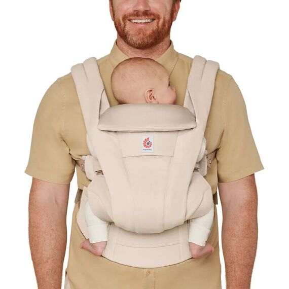 Marsupiu Ergobaby Omni Deluxe Cotton Natural Beige, Culoare: Bej - poza 3 - ExclusivMAG.ro