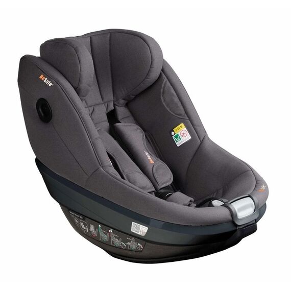 Scaun auto copii BeSafe Beyond² 360 Dark Grey Mélange, Culoare: Gri, Grupa: 9-25kg (9 luni - 7 ani)  - ExclusivMAG.ro