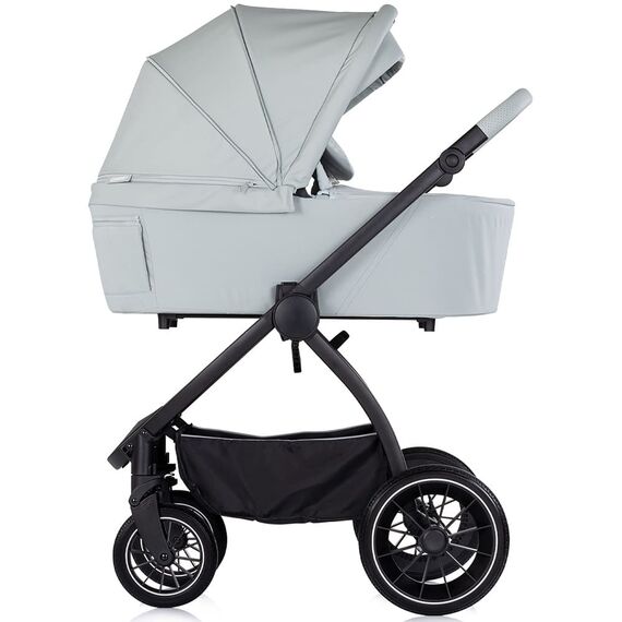 Carucior Chipolino Prestige 3 in 1 matcha, Culoare: Gri deschis, Model: 3 in 1 - poza 4 - ExclusivMAG.ro