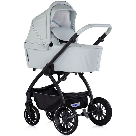 Carucior Chipolino Prestige 3 in 1 matcha, Culoare: Gri deschis, Model: 3 in 1 - poza 2 - ExclusivMAG.ro