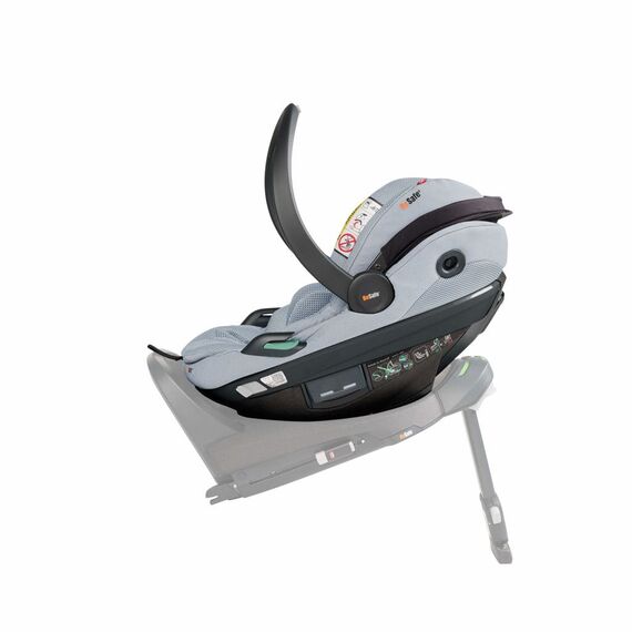 Scoică copii BeSafe Go Beyond² Peak Mesh, Culoare: Gri deschis, Grupa: 0-13kg (0 luni - 12 luni) - poza 5 - ExclusivMAG.ro