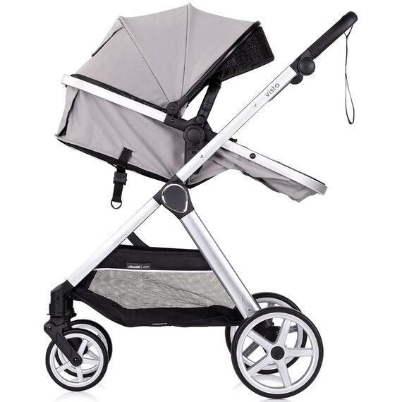Carucior Chipolino Vista 2 in 1 cloud grey, Culoare: Gri deschis, Model: 2 in 1 - poza 5 - ExclusivMAG.ro
