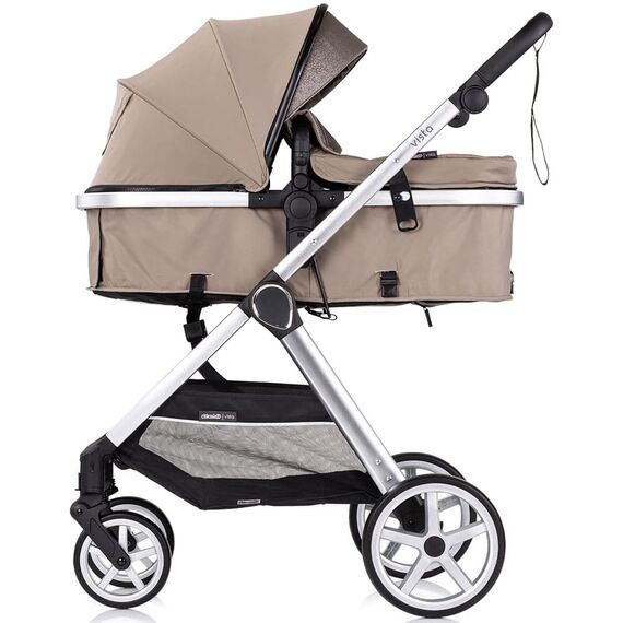 Carucior Chipolino Vista 2 in 1 tiramisu, Culoare: Crem, Model: 2 in 1 - poza 6 - ExclusivMAG.ro